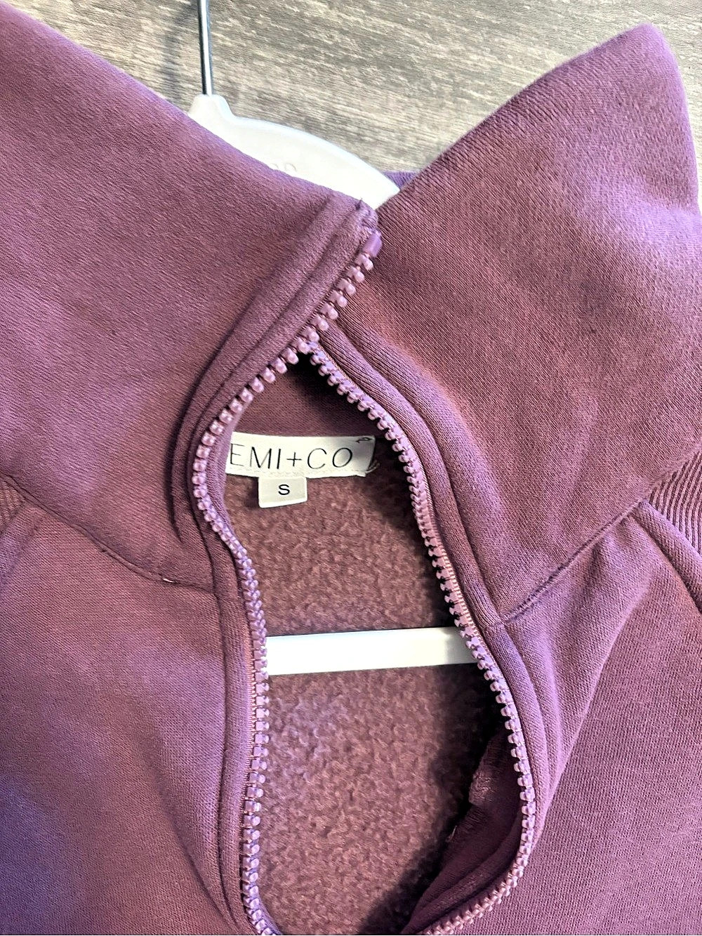 Cropped 1/4 Zip - Picture 2 of 2
